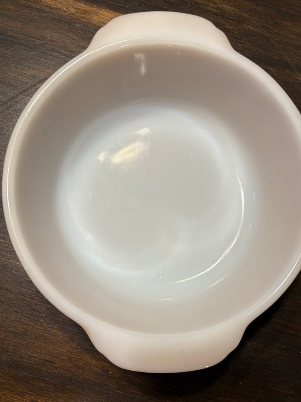 Vintage Anchor Hocking Fire-King Peach Lustre Casserole Dish - 1960s Mid-Century